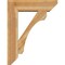 Ekena Millwork Legacy Slat Rough Sawn Bracket w/ Offset Brace, Western Red Cedar, 8"W x 28"D x 36"H BKT0806X28X36LEC06RWR - alternate 3